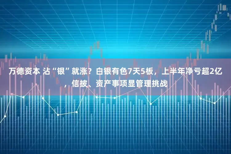 万德资本 沾“银”就涨？白银有色7天5板，上半年净亏超2亿，信披、资产事项显管理挑战